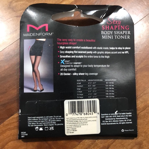 NWT medium nude Maidenform sexy shaping body shaper - Picture 4 of 6